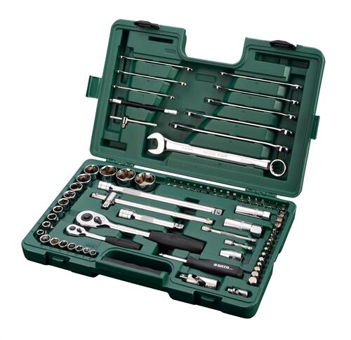 SATA Topplyklasett 76 stk 1/4"+1/2" ST09519SJ Professional