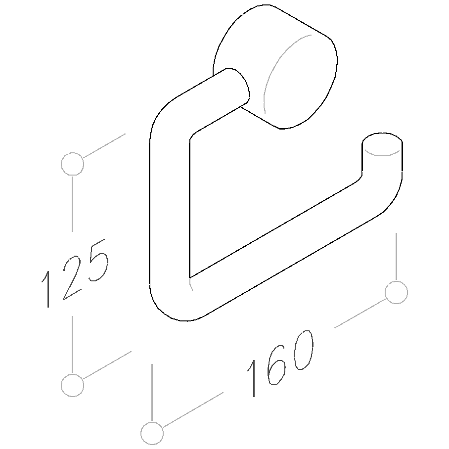 NORMBAU Nylon Klósettrúlluhaldari - Image 2