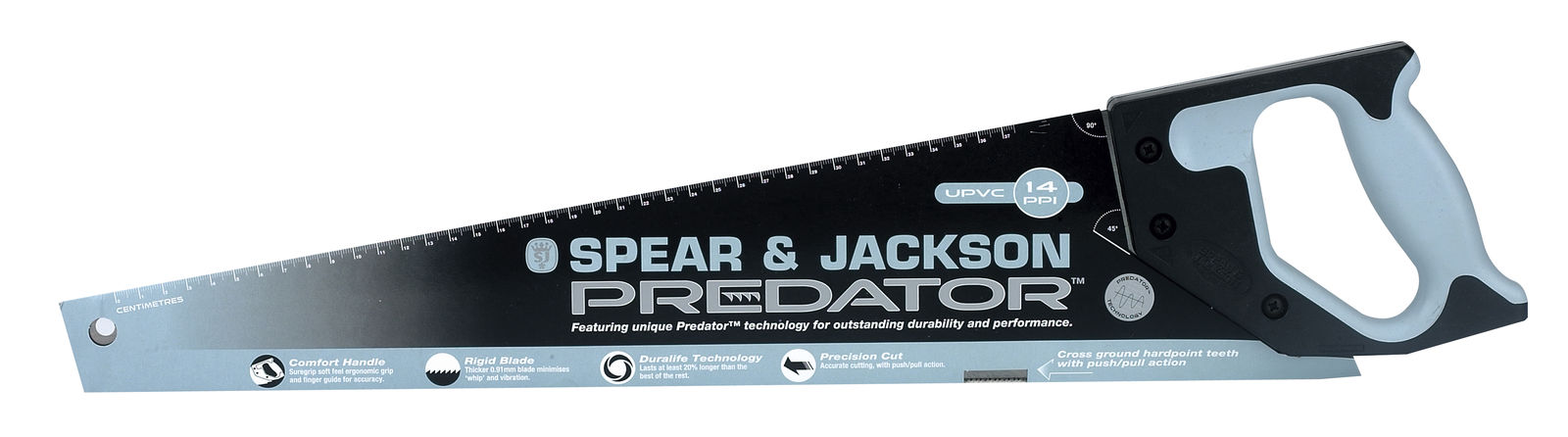 SPEAR & JACKSON Handsög 22" Predator UPVC f.Plast 14T