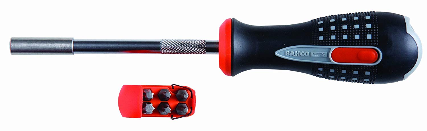 BAHCO Skrúfjárn Skrall m.6 bitum TORX 808050