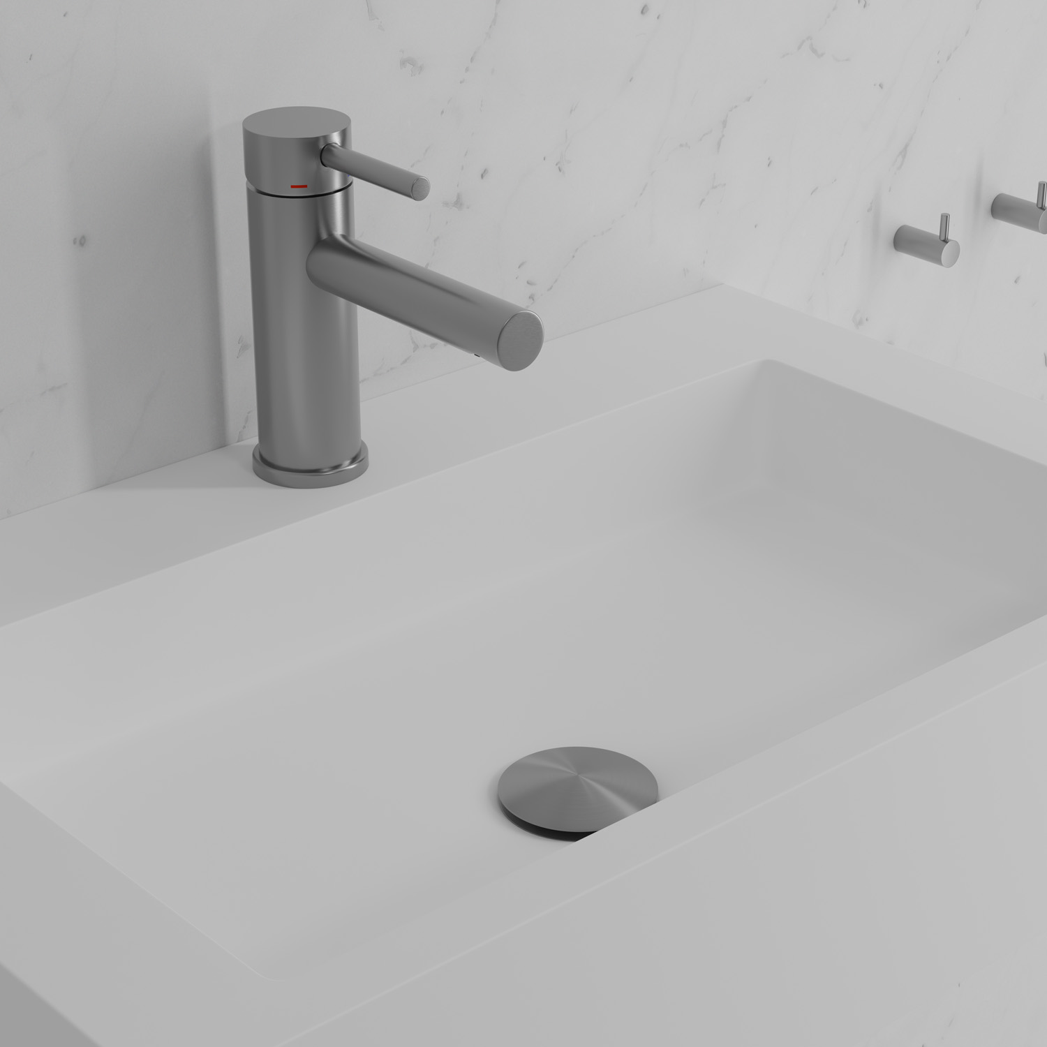 PRIMY Steel Clear Baðherbergisblöndunartæki - Image 2