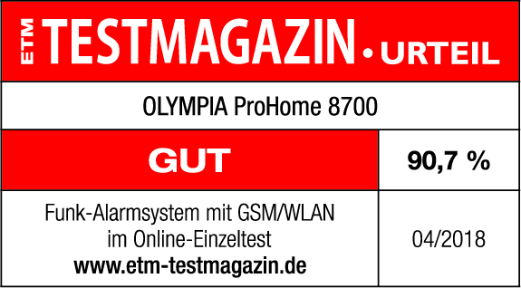 OLYMPIA Þjófavarnarkerfi Prohome 8700 WiFi/GSM 6005 án aukahluta - Image 2