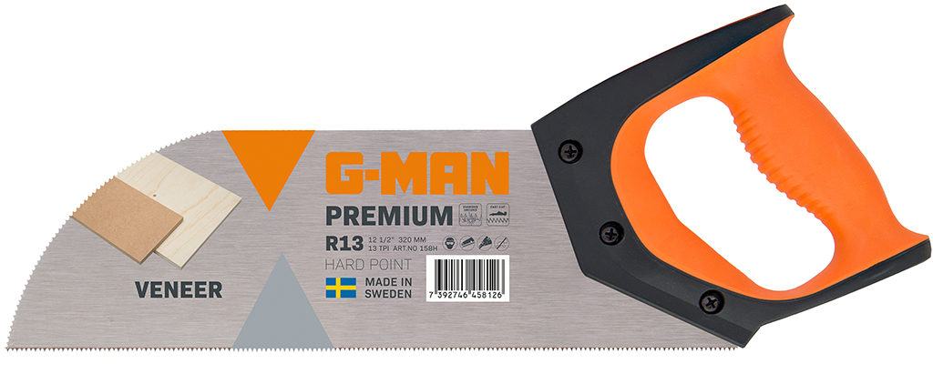G-MAN Handsög Fanersög Premium 158H 320mm