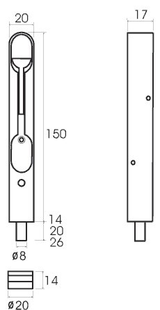ABLOY Ríll 849 Glans Messing - Image 2
