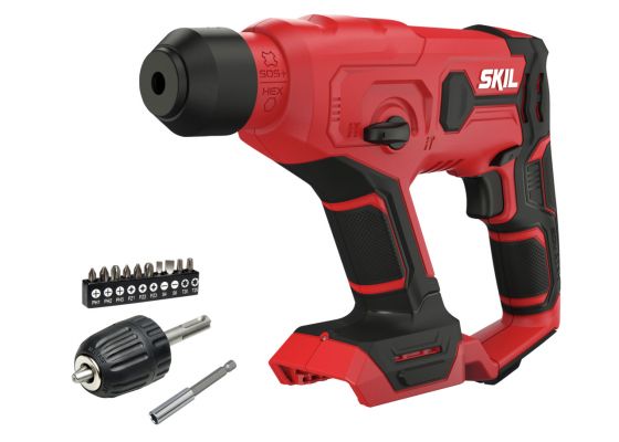 SKIL RED Borhamar hleðslu 20V Max 3810CA -STAKUR/ÁN RAFHLAÐA OG HLEÐSLUTÆKIS-