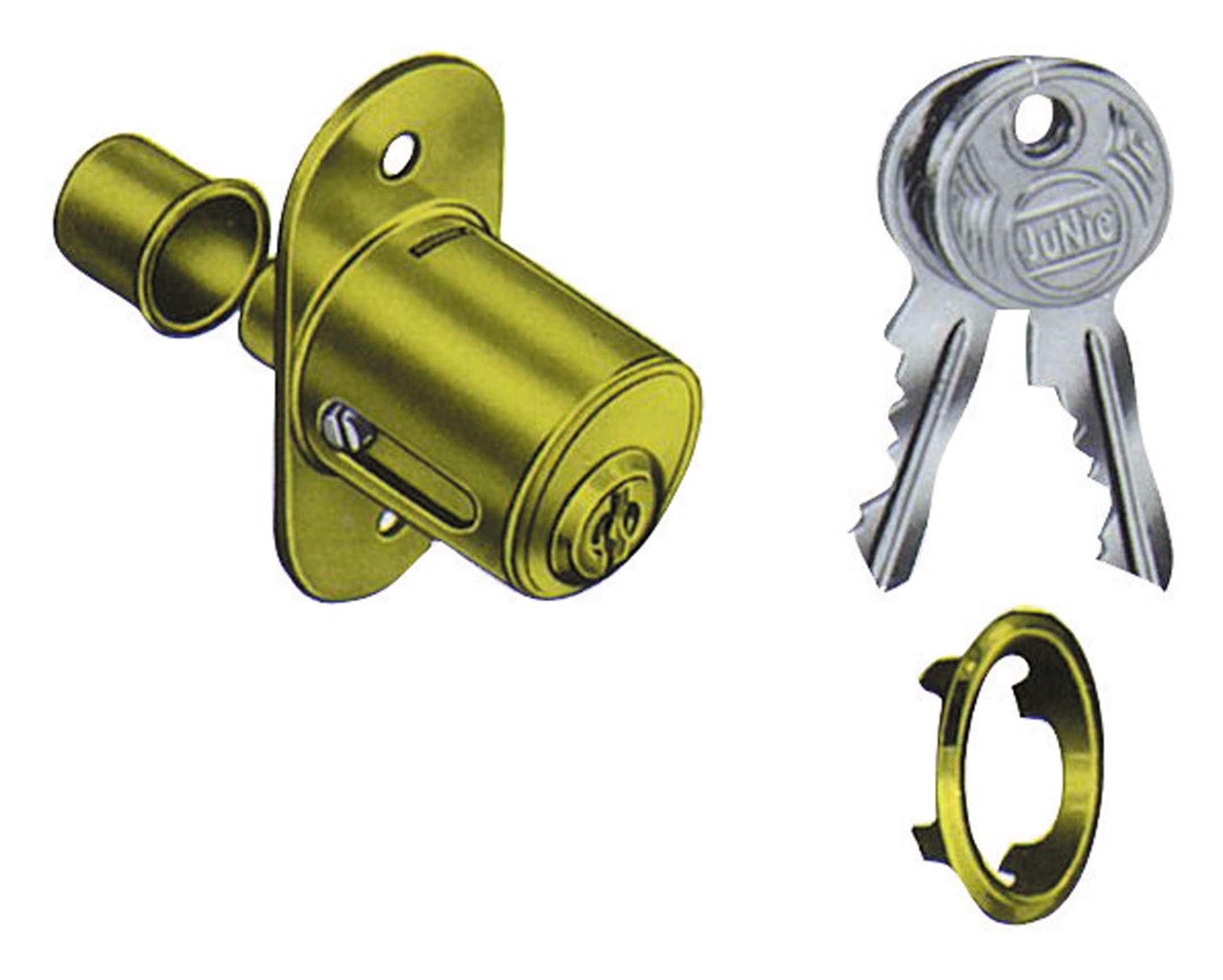 JUNIE Húsgagnalæsing 2960.23010 Messing