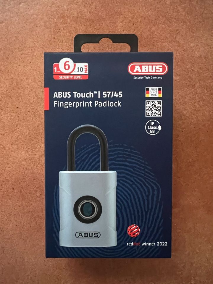 ABUS Hengilás Touch 57/45 FINGRAFAR IP68 - Image 3
