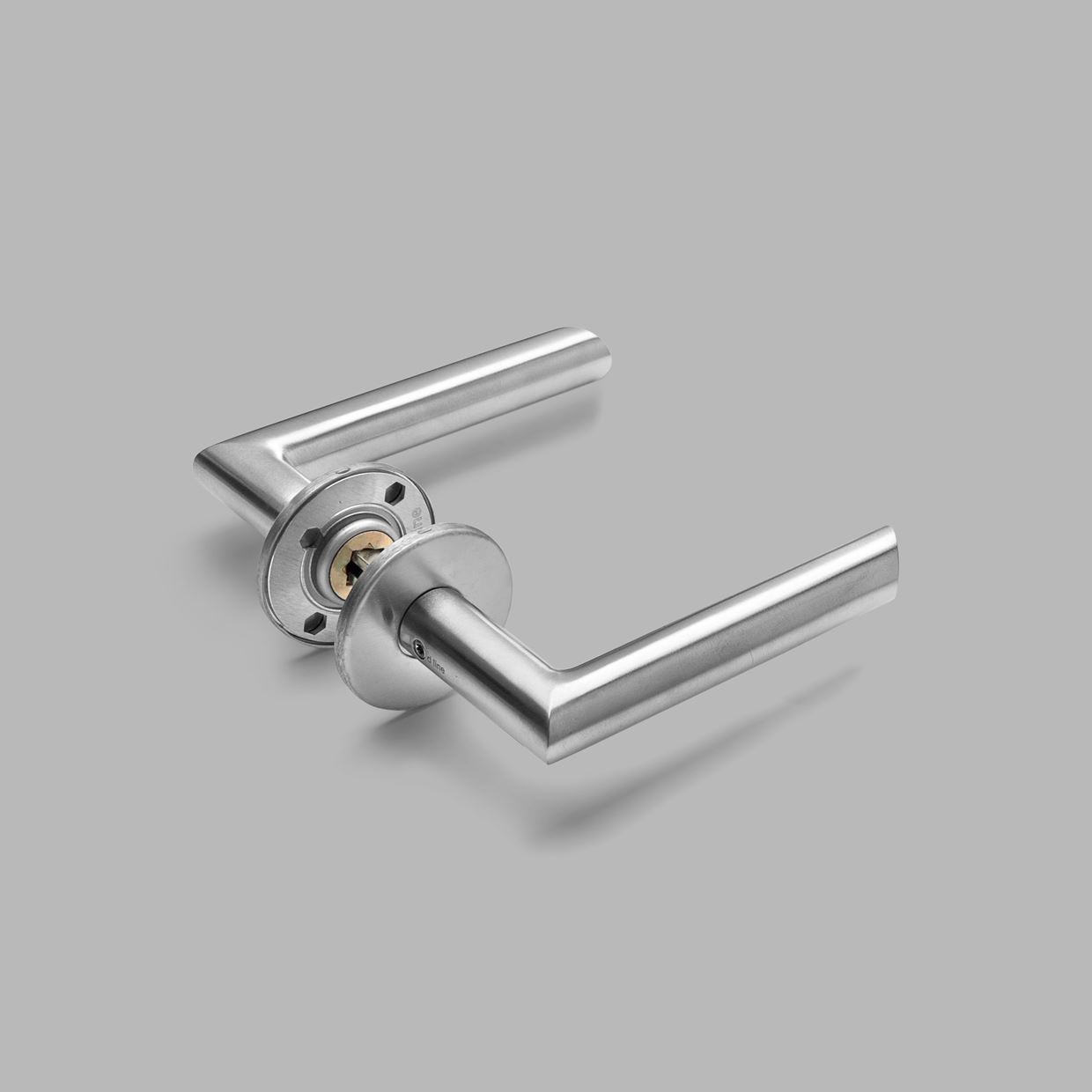 d line Hurðarhandfang FF úr ryðfríu stáli