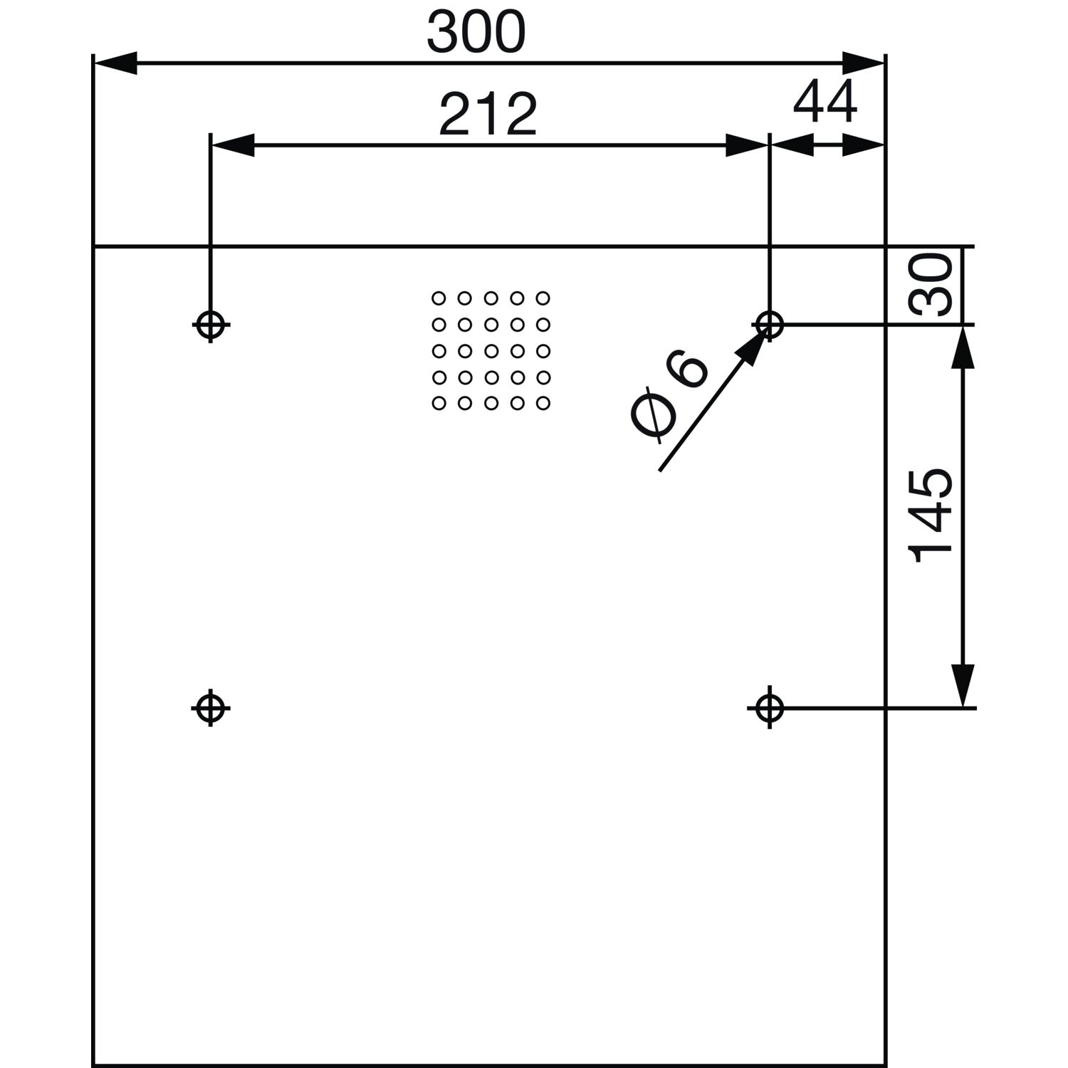 PROOX Ruslafata Lítil 300mm Ryðfr Breidd 300mm Hæð 300mm Dýpt 123mm - Image 2