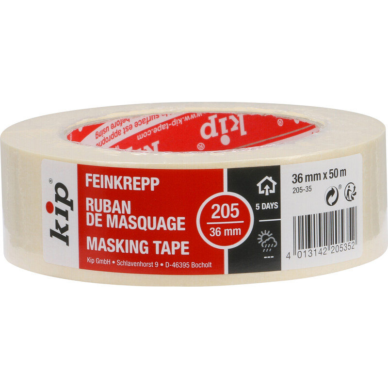 KIP Málningarlímband 36mm x 50 metra 205-35