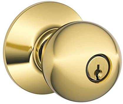 SCHLAGE Kúluhúnn Orbit Messing Lykill