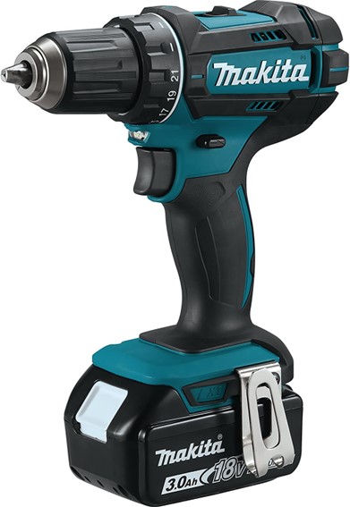 Makita Borvél hleðslu 18V 2x3.0Ah 62Nm DDF482RFJ