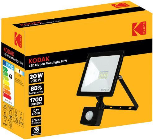 KODAK Vinnuljós/Flóðljós með skynjara LED 20W 1700 Lumens
