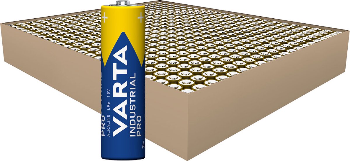 VARTA Rafhlöður INDUSTRIAL AA Verð pr stk (500)