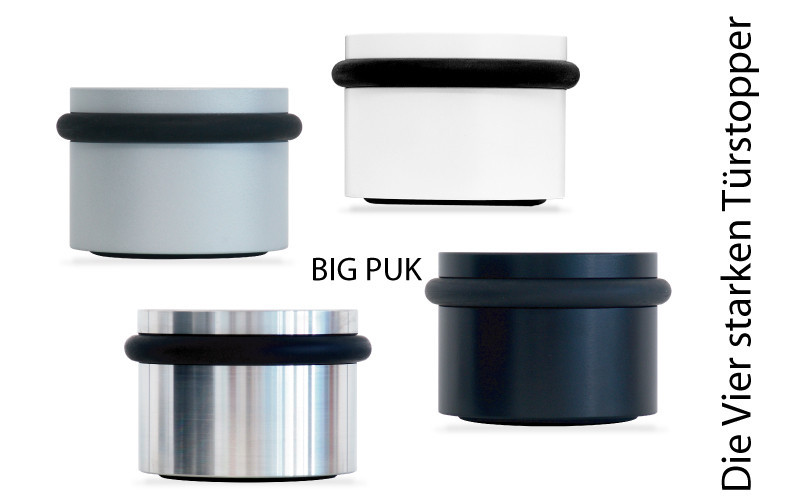 ARTIKEL Hurðarstoppari Gólf BIG PUK Svartur 2,4kg - Image 2