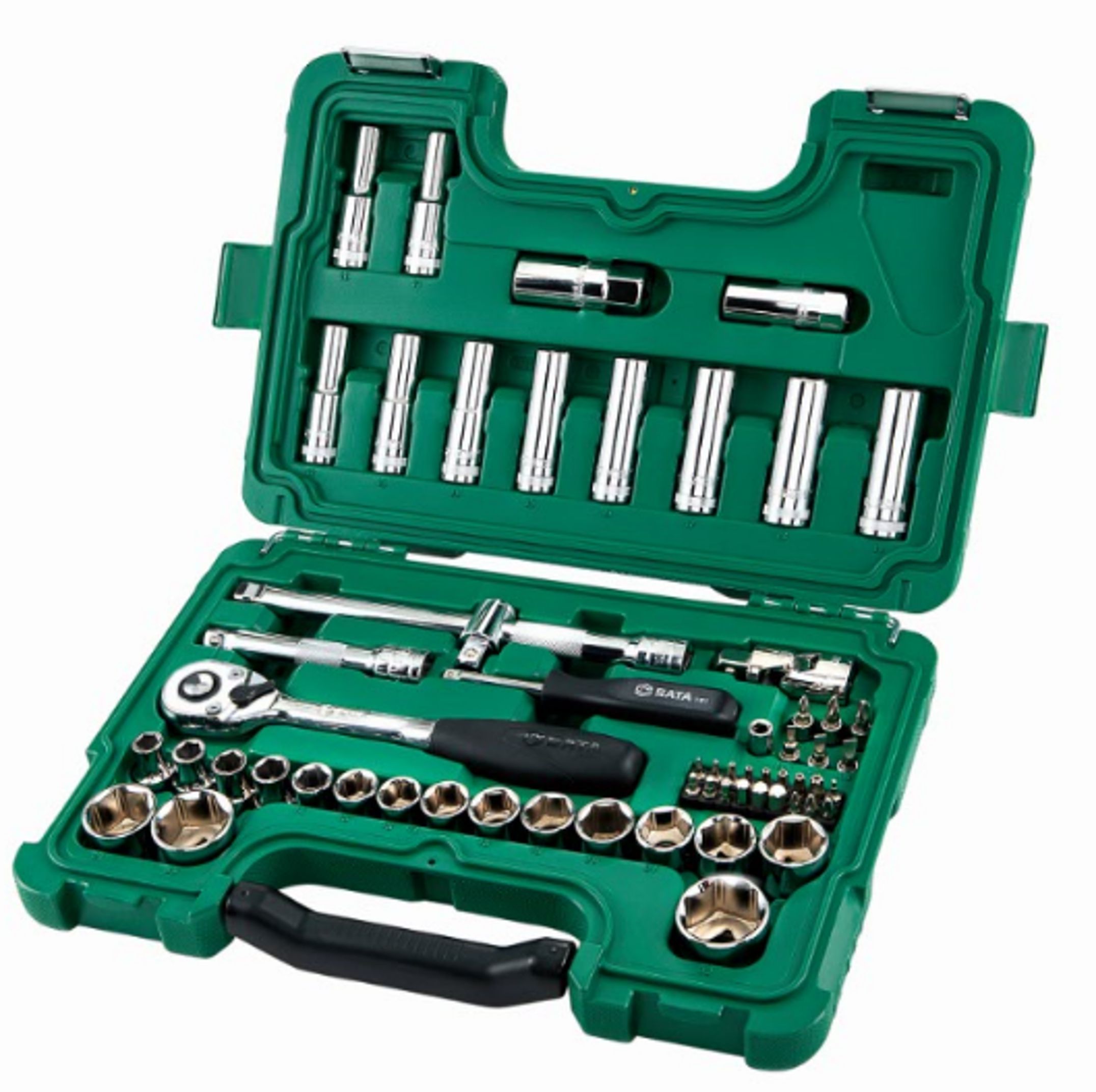 SATA Topplyklasett 60 stk 1/2" 6 point metric ST09007SJ - Image 3