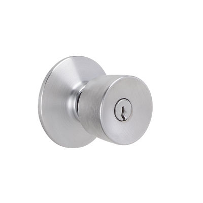 SCHLAGE Kúluhúnn Bell Mattkróm Lykillæstur ANSI