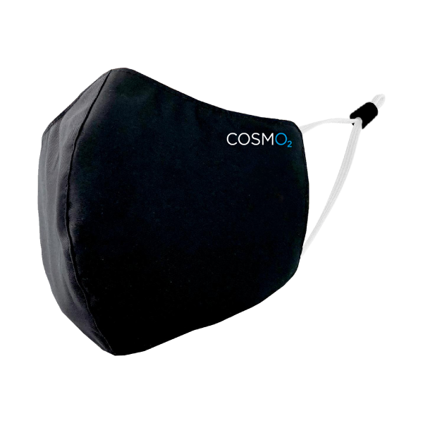 COSMO2 Andlitsgríma Svört fullorðnir