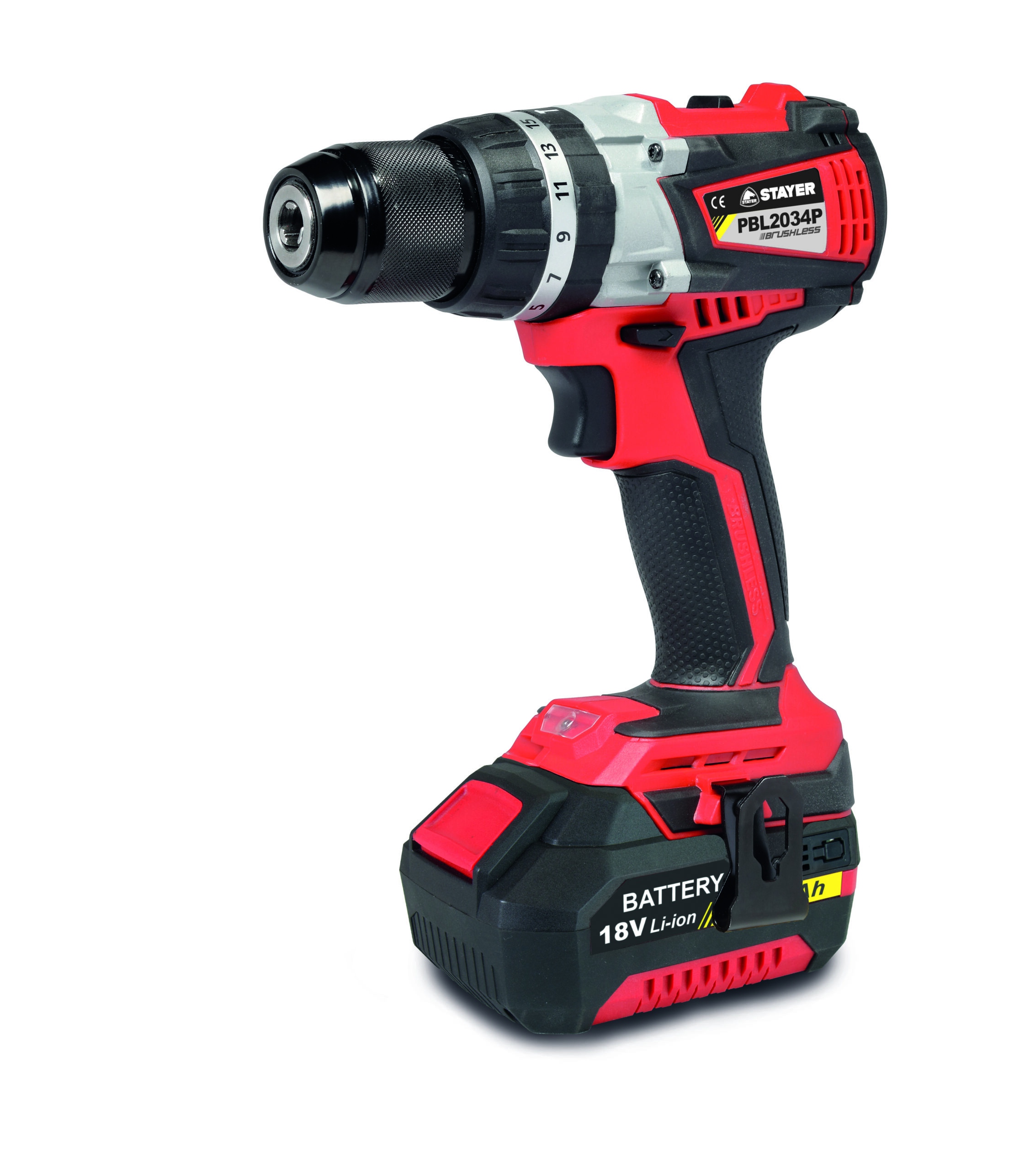 STAYER Borvél Hleðslu 18V 2x4.0Ah 50Nm Kolalaus PBL2034P