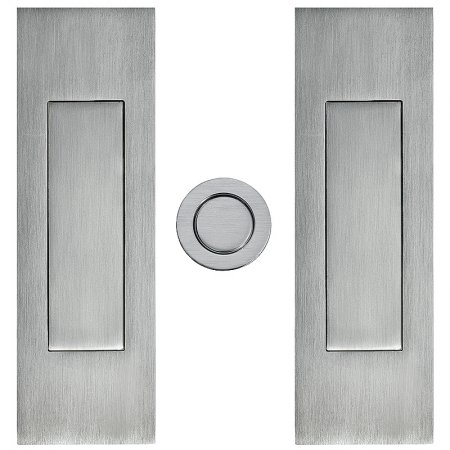 OMPORRO Rennihurðargrip Mattnikkel 593 160 KIT (notist með SAB láshúsi)