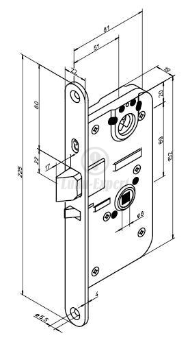 ABLOY Láshús FIN EN179 Hægri ÚT LE180 -Vottað með öðrum búnaði frá Abloy- - Image 2