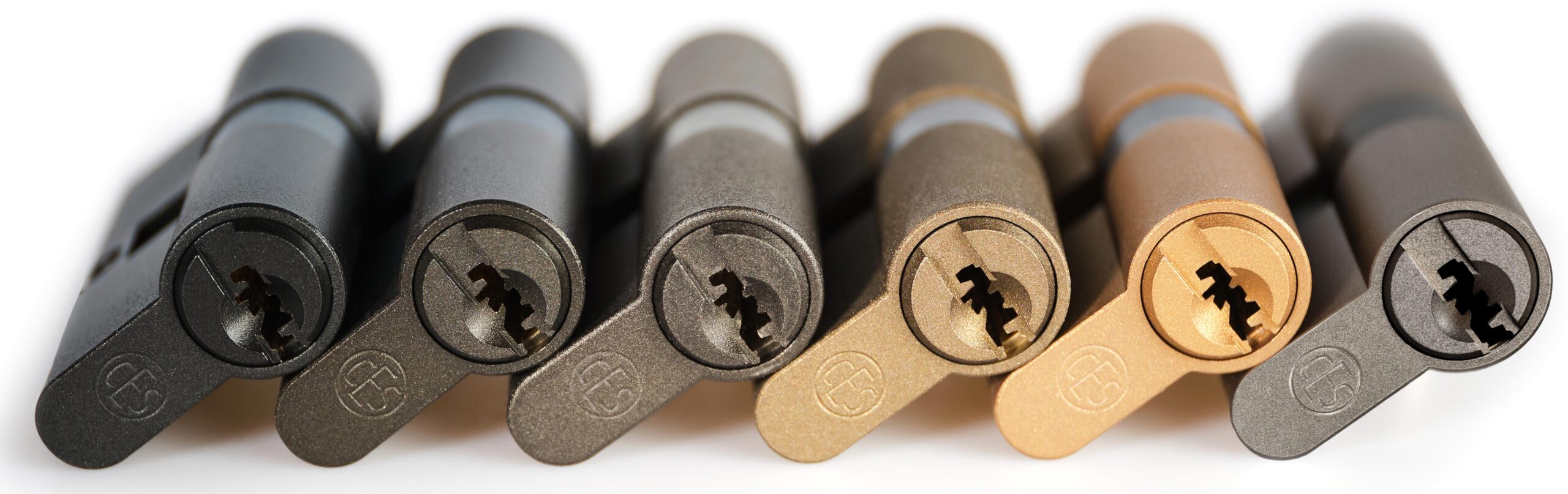 CES Syl/Einf EP Standard 40mm Svartur Hálfur Euro-Profile Sylinder - Image 2