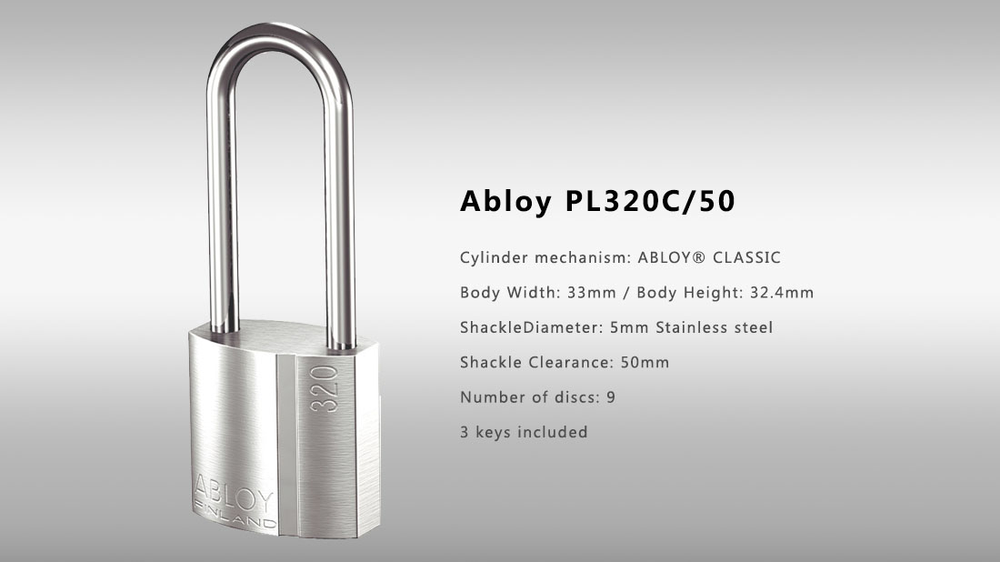 ABLOY Hengilás 50mm Classic