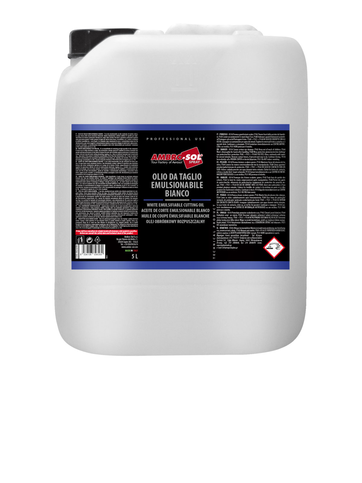 AMBRO-SOL Emulsion Cutting Oil 5 Ltr
