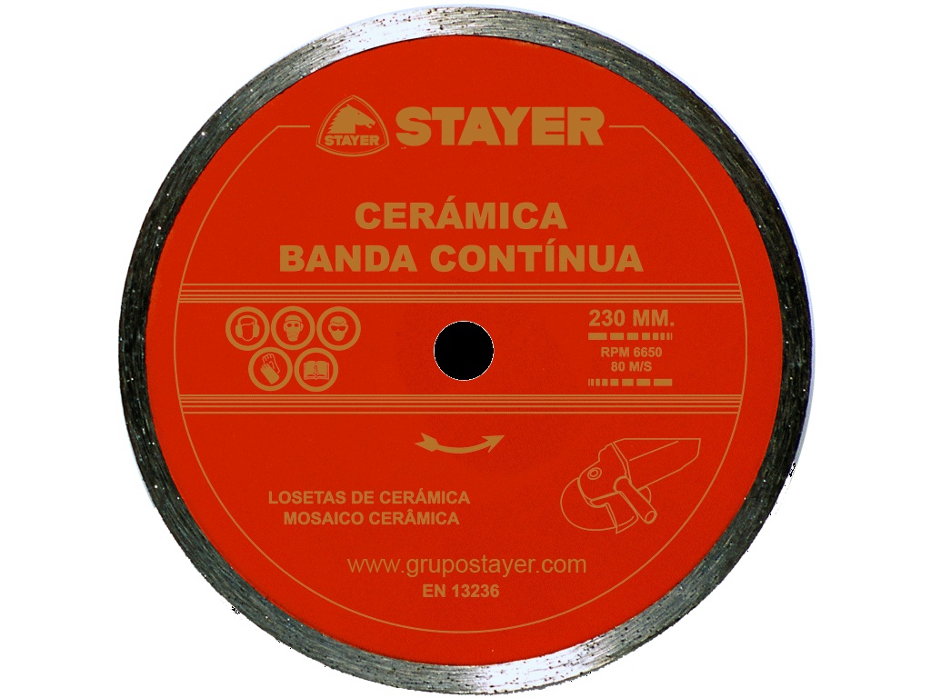 STAYER Demantsskífa Ceramica 125mm 22,2mm (Ath ekki rétt stærð á mynd)