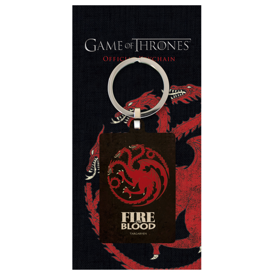 Games of Thrones Lyklakippa TARGARYEN Málmur