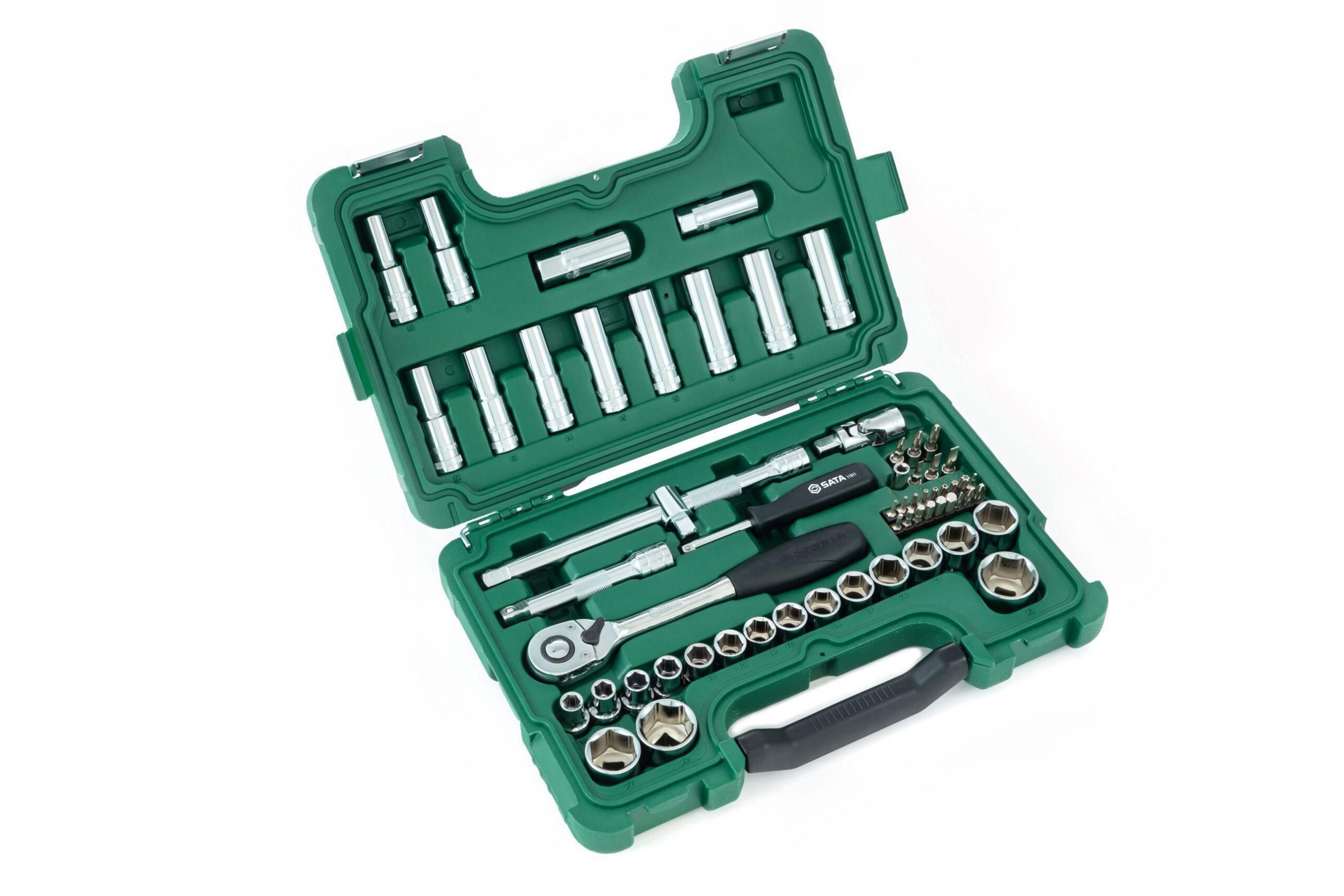 SATA Topplyklasett 60 stk 1/2" 6 point metric ST09007SJ