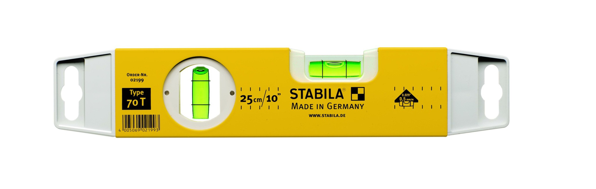 STABILA Hallamál Torpedo 25cm með Segli 02190