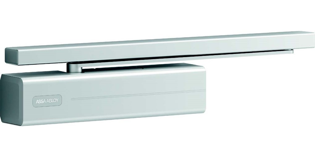 ASSA ABLOY Hurðarpumpa DC340 Silfur BC EN2-6 með olnbogaarm /EN1-4 með sleðaarm - verð er án arms