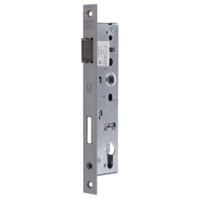 ASSA ABLOY (Nemef) Láshús DIN Próf PZ 35 24 NI H/V EN179 9673/08-35 DR.4 9mm splittaður húnapinni