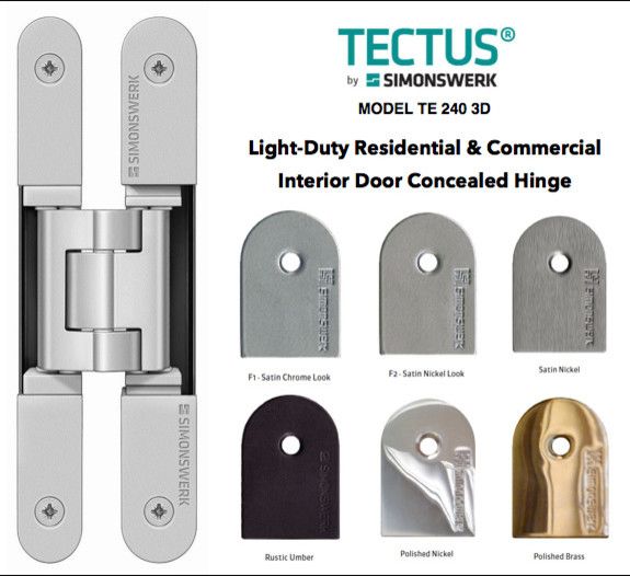 TECTUS Löm TE 240 3D F1 Mattkróm 1 stk NÝJA 60kg