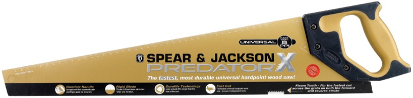 SPEAR & JACKSON Handsög 22" Predator X 8T