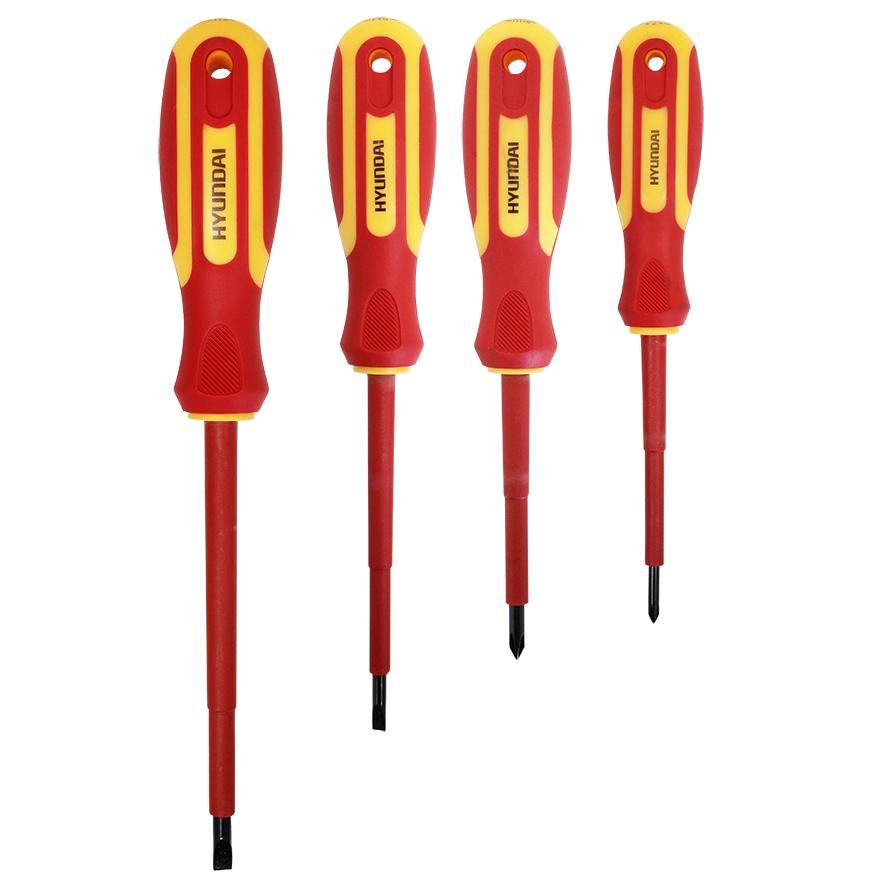HYUNDAI Skrúfjárnasett VDE 4 stk