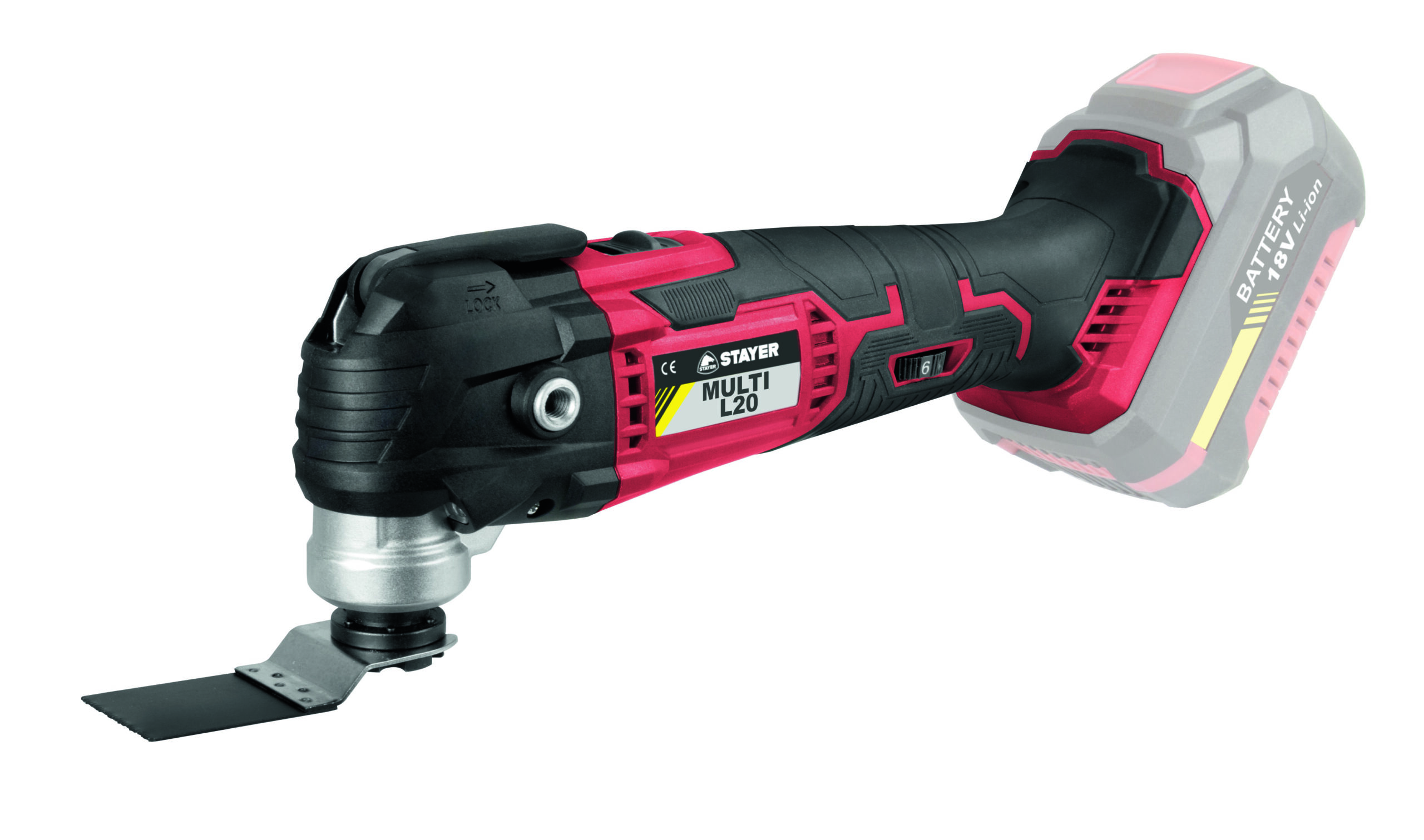 STAYER Fjölverkfæri Hleðslu 18V MULTI L20 -LAUSU ÁN RAFHLAÐA EÐA HLEÐSLUTÆKIS-