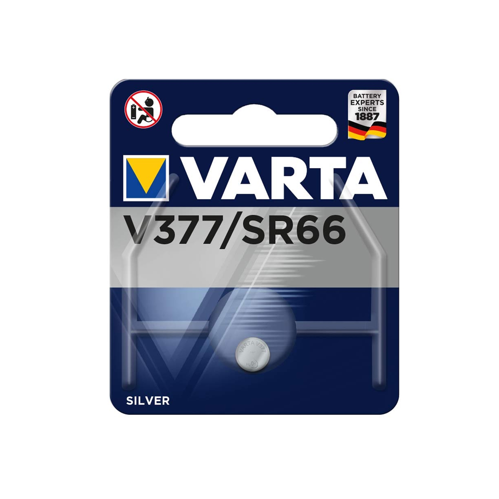 Varta Rafhlað V377 - SR66