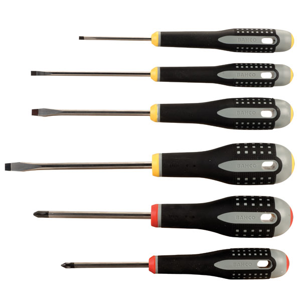 BAHCO Skrúfjárnasett Ergo 6 stk BE-9881