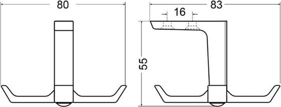 HERMETA Snagi Loft Svartur - Image 2
