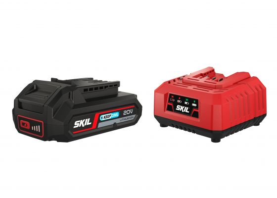 SKIL RED Hleðslutæki + rafhlaða 20V Max 2.5Ah 3110AA