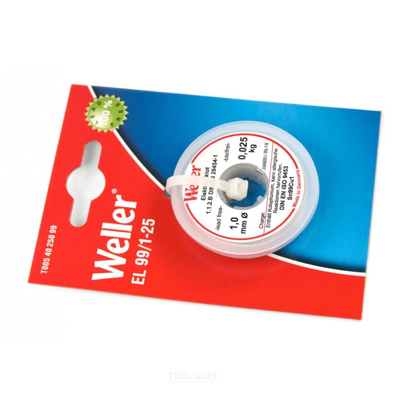 Weller Tin EL99/1 250 1mm 250g Blýlaust