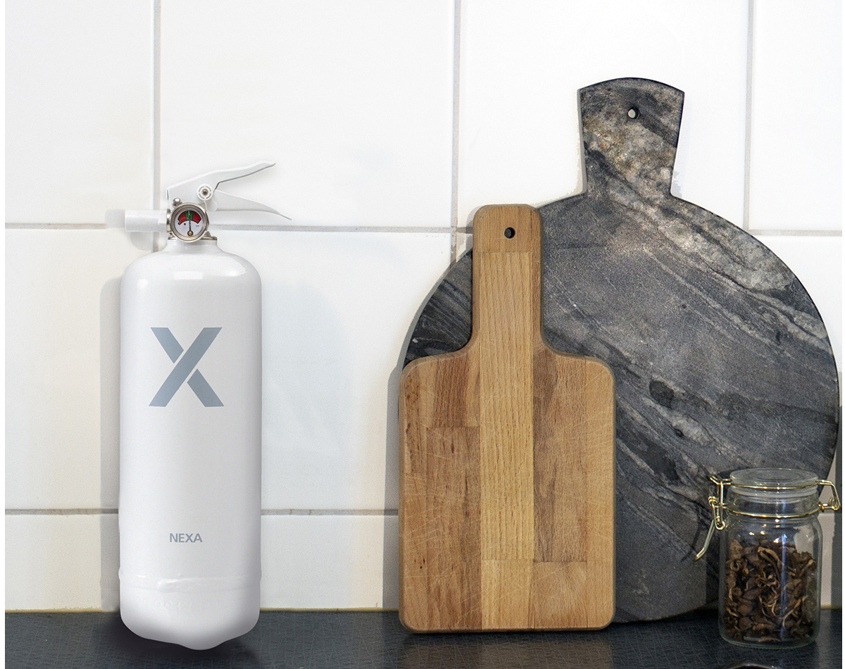 NEXA Design Line slökkvitæki 1 kg duft hvítt - Image 3