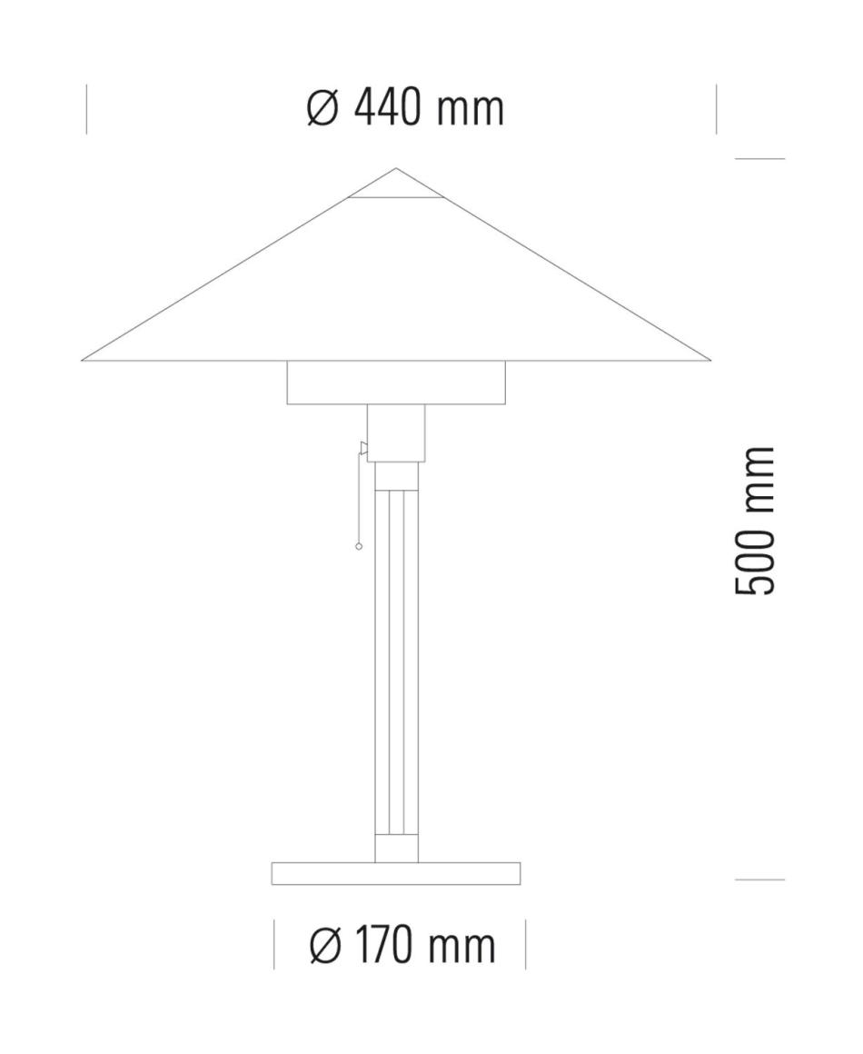 TECNOLUMEN Wagenfeld Borðlampi - Image 3