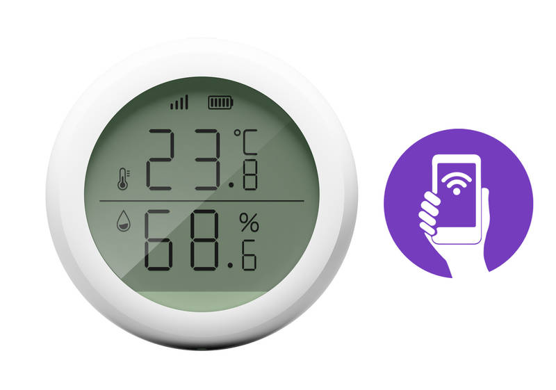 Tesla snjall hita- og rakaskynjari