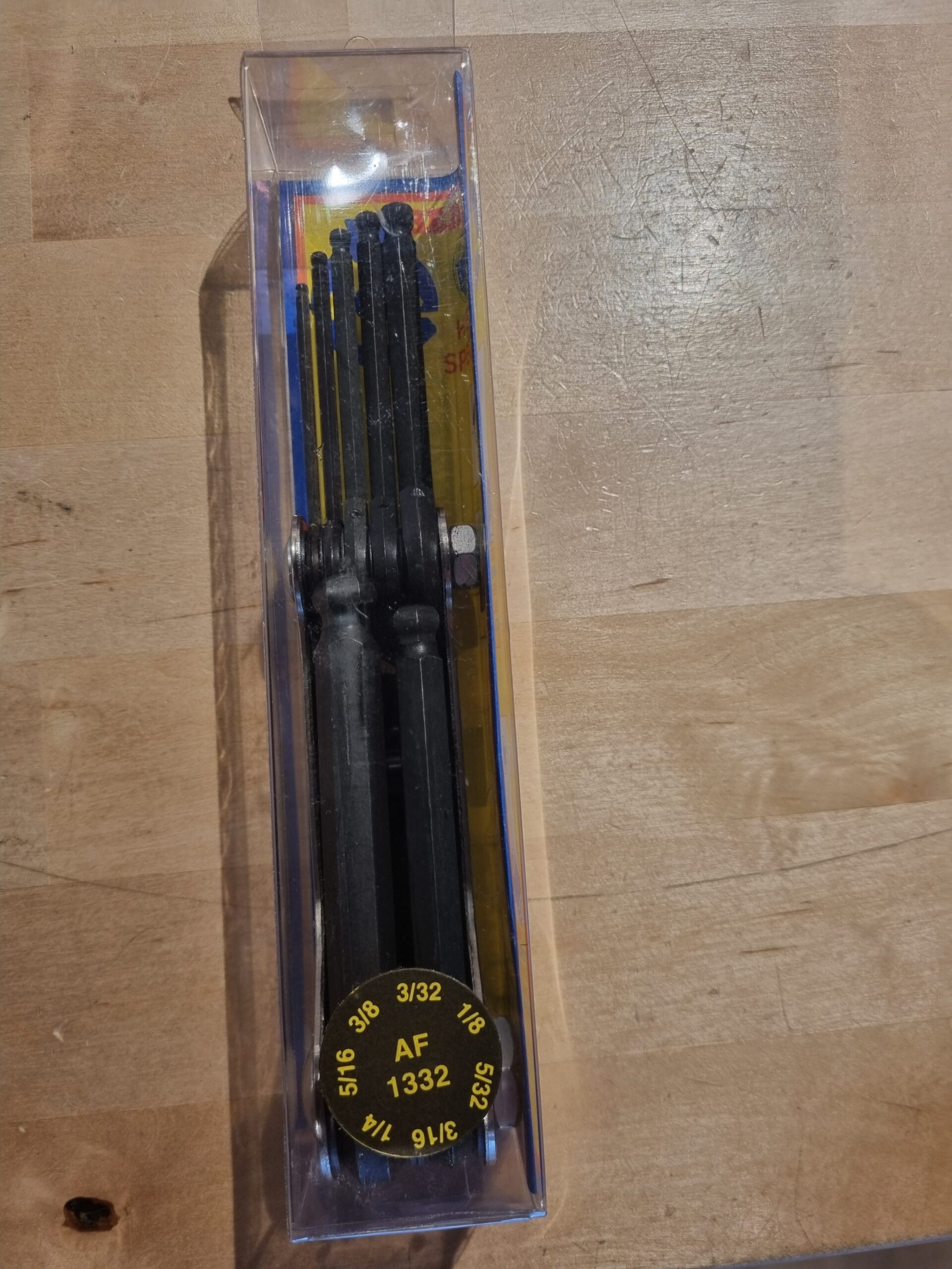 Beargrip sexkantasett tommur 6st