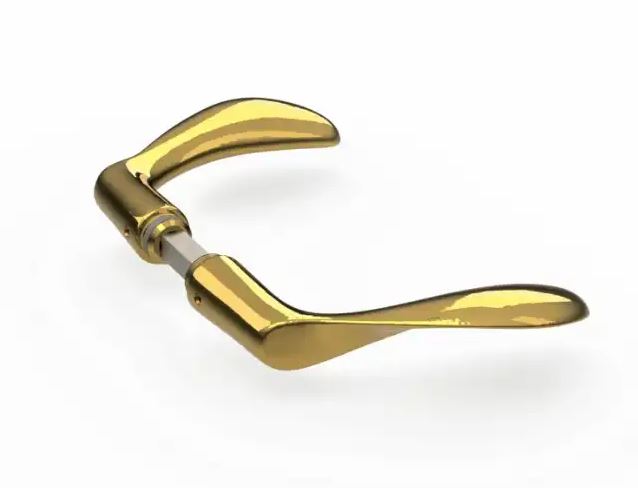 d line Arne Jacobsen Hurðarh Messing án rós AJ97