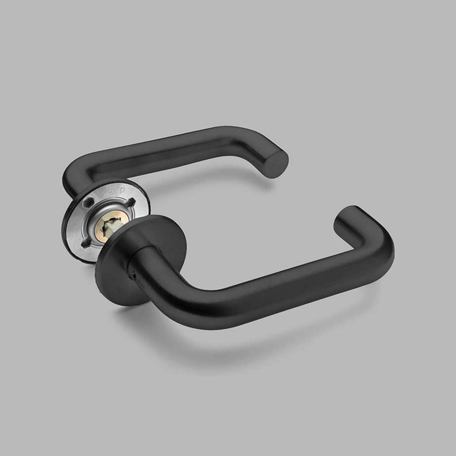 d line Hurðarhandfang U19 19mm Svart PVD Snapon