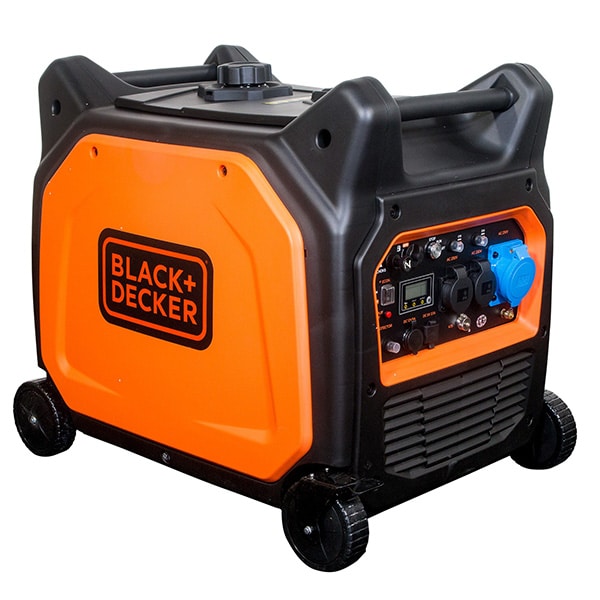 BLACK+DECKER Rafstöð Inverter 6000/6500w, Electric, Remote start, ATS start